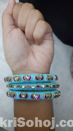 Silk thread bangles